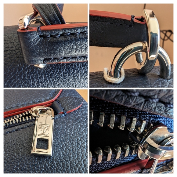 Louis Vuitton - MyLockMe BB Calfskin Leather Crossbody - Navy - Excellent - Picture 10 of 13